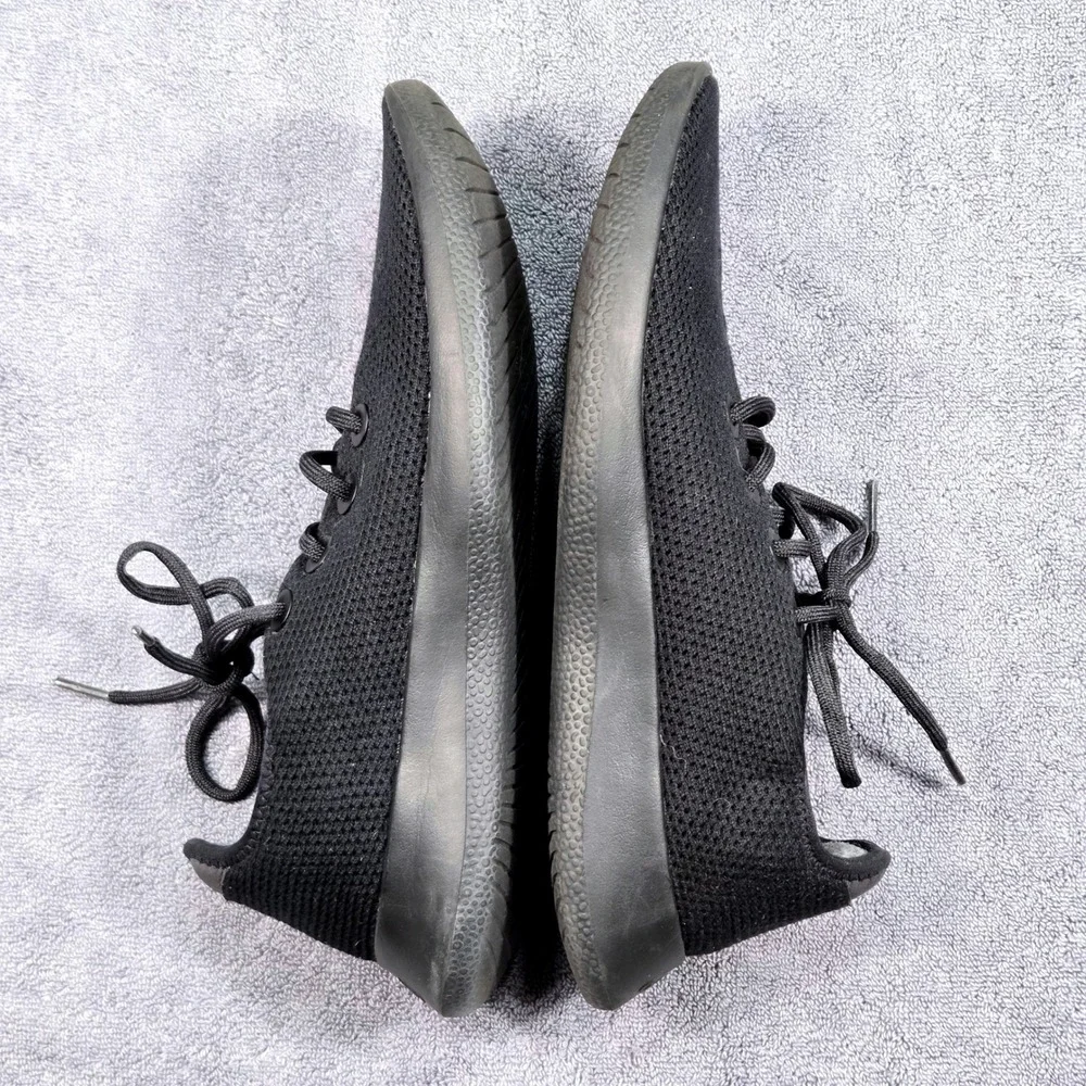 Allbirds Tree Runners Mens‎ Size 11 Black Good Sustainable Mesh Sneakers - Picture 12 of 13